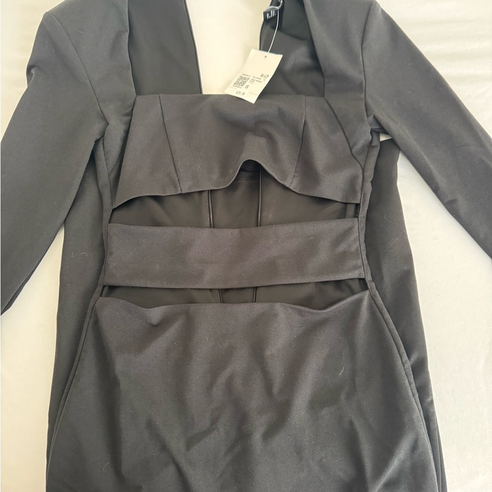Forever 21 Black Zippered Dress